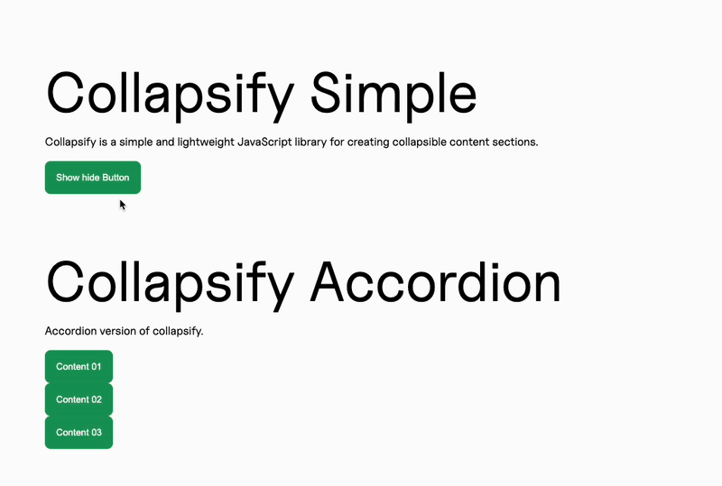 collapsify