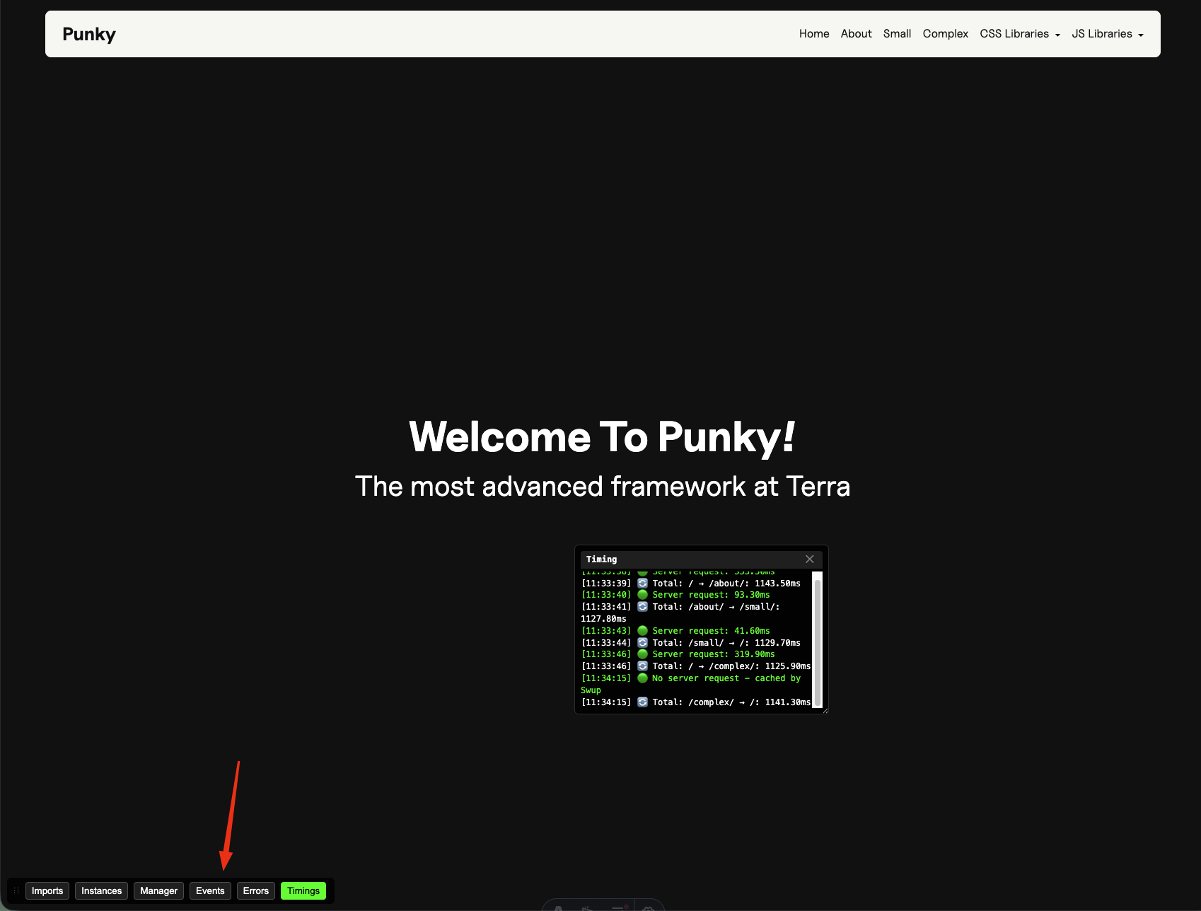 debug manager panels